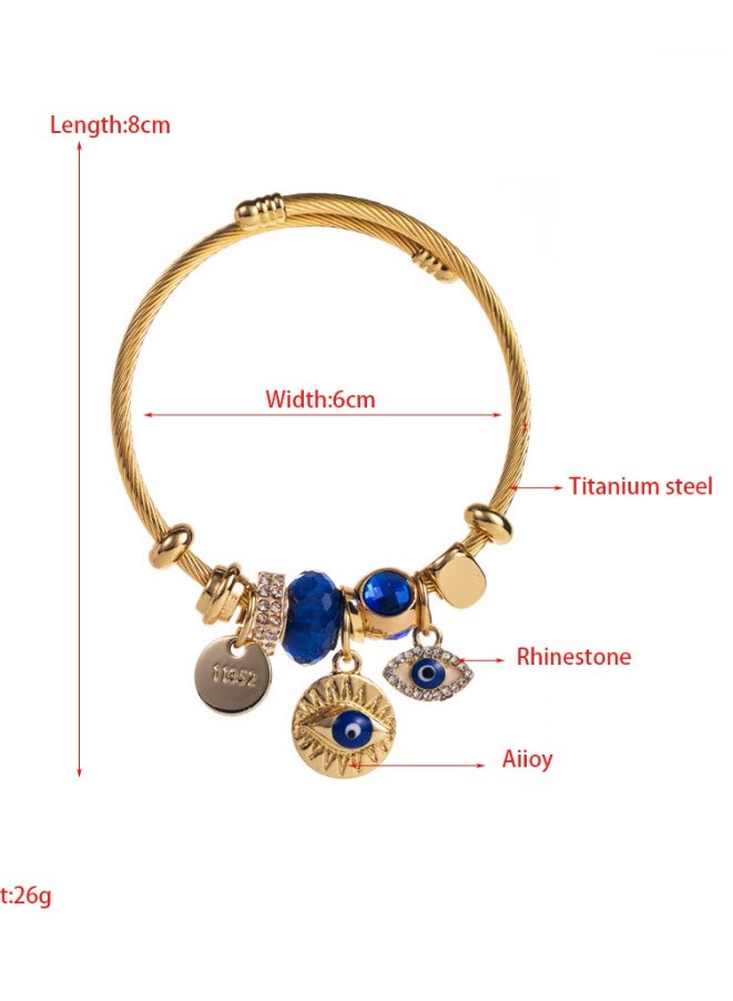 Arabic style stainless steel beaded bracelet, luxurious gift for Ramadan, durable design, traditional and modern fusion jewelry - Image 5