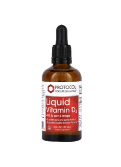 Protocol For Life Balance Protocol for Life Balance, Liquid Vitamin D3, 400 IU, 2 fl oz (59 ml)  - Image 1