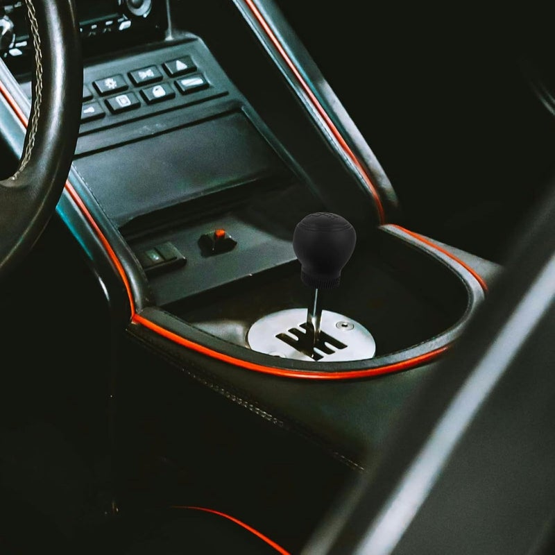 jojofuny 2pcs 5-Speed Manual Shift Knob Silicone Round Gear Shifter Covers Non-Slip Wear-Resistant Vehicle Stick Handle Protector for Cars Trucks Suvs - Image 5
