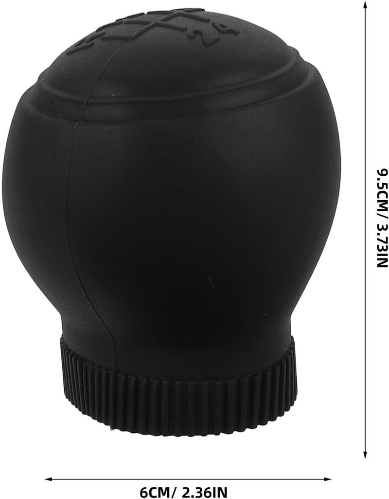 jojofuny 2pcs 5-Speed Manual Shift Knob Silicone Round Gear Shifter Covers Non-Slip Wear-Resistant Vehicle Stick Handle Protector for Cars Trucks Suvs - Image 2