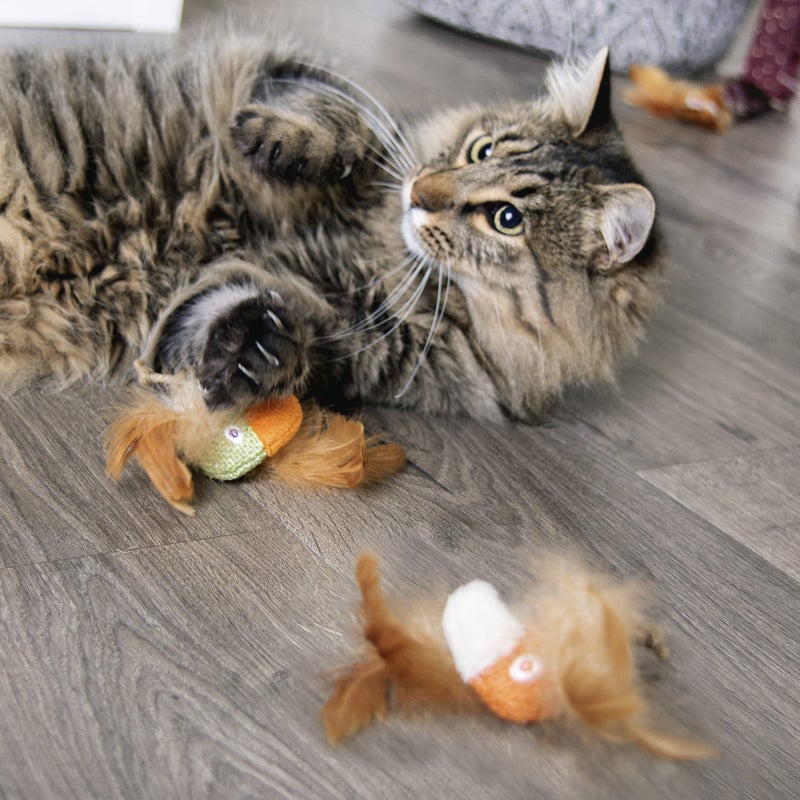 Petlinks (2 Count) HappyNip Love Birds Cat Toys, Contains Silvervine & Catnip - Multi Color, 2 Count - Image 5