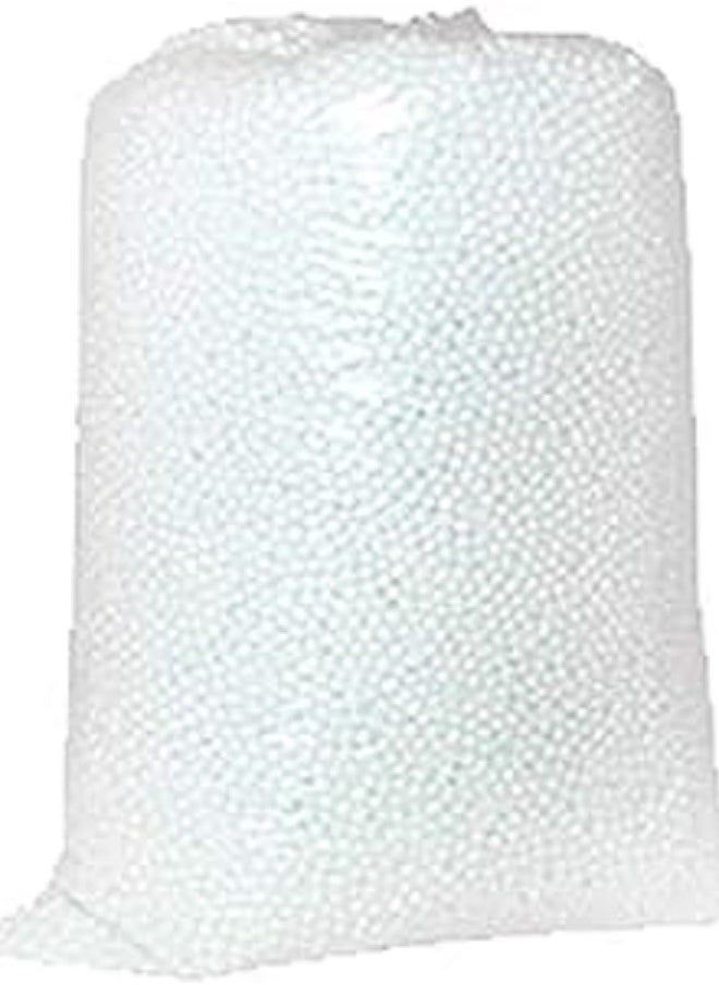Comfy White Polystyrene Virgin Bouncy Beans For Bean Bag Refill- 1 Kg