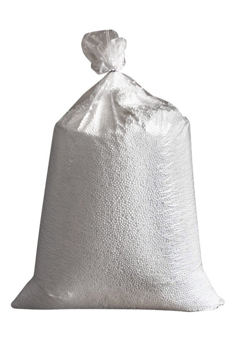 Comfy White Polystyrene Virgin Bouncy Beans For Bean Bag Refill- 1 Kg
