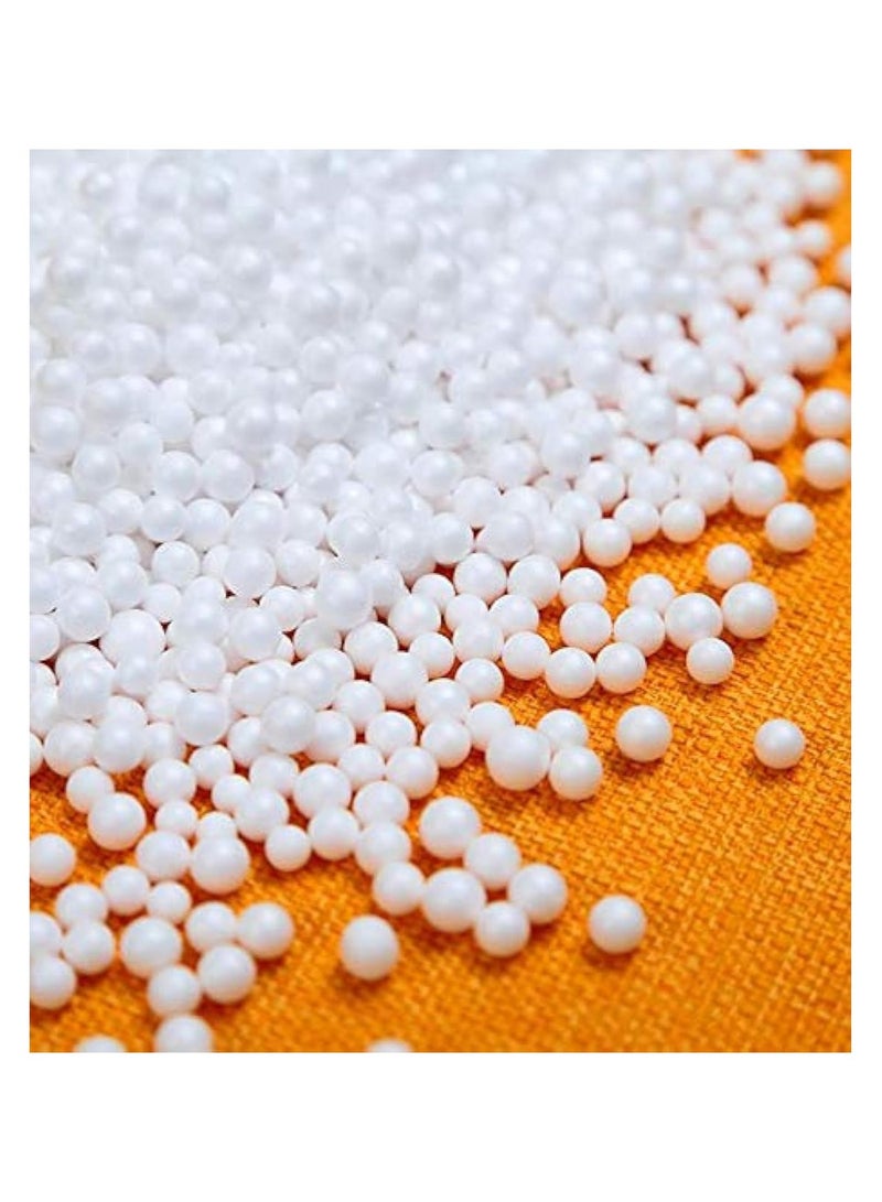 Comfy White Polystyrene Virgin Bouncy Beans For Bean Bag Refill- 1 Kg - Image 4