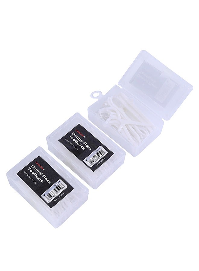 LAWAZIM Dental Floss Toothpicks 3 Piece/SET |Dental Floss Glides Easy Between Teeth, Flosser Helps Prevent Tooth Decay & Gum Disease, Easy Grip Handle - Image 3