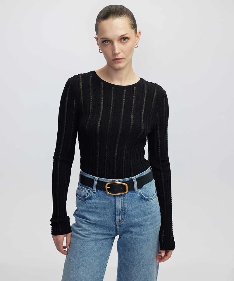 Ipekyol Openwork Knit Top