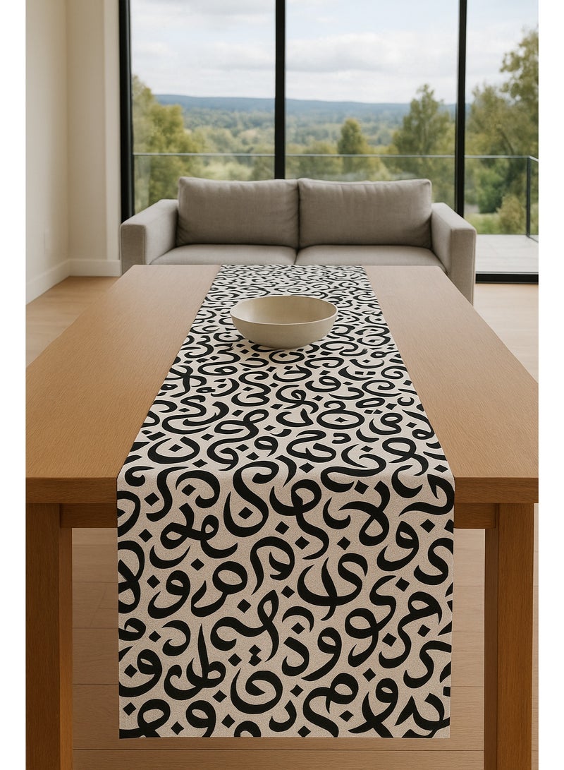 ديكوريور رينر للطاولات 40x140 cm  من جلد كرسبي عالي الجودة 1 مم  - الوان عالية الجودة - سهل التنظيف - Image 4