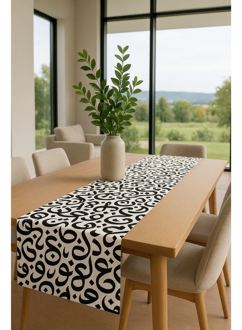 ديكوريور رينر للطاولات 40x140 cm  من جلد كرسبي عالي الجودة 1 مم  - الوان عالية الجودة - سهل التنظيف - Image 3