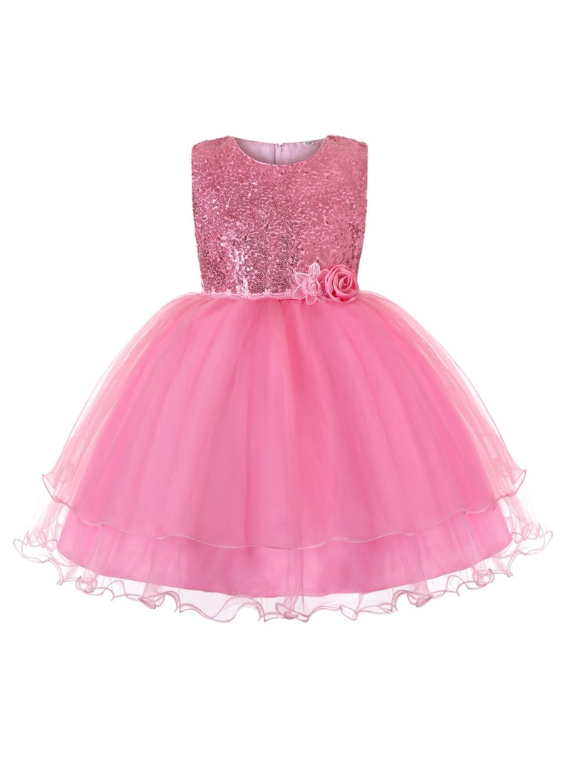 D'Daniela Sequin Tulle Party Dress - Image 1