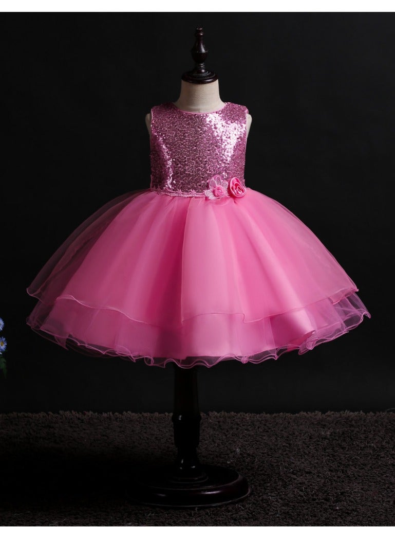 D'Daniela Sequin Tulle Party Dress - Image 4