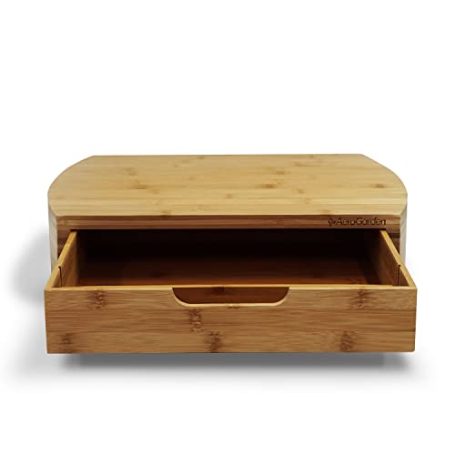 AeroGarden Bamboo Garden Storage Drawer, Holds Indoor Garden Supplies - Image 3