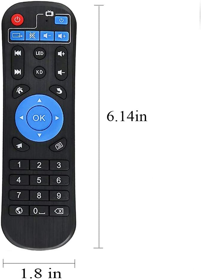 Amiroko جهاز تحكم عن بعد بديل لـ T95Z Plus وT95K وT95V وT95U وT95W Pro وQ Box Amlogic S912 Android TV Box IPTV Media Player - Image 3