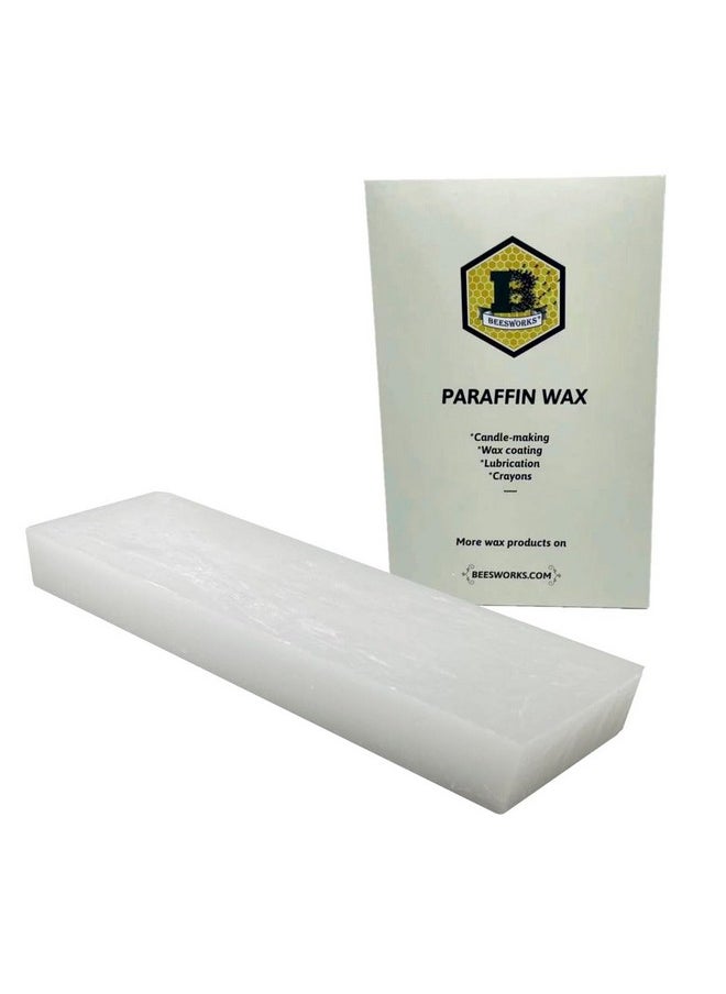 Beesworks - Beesworks Paraffin Wax - 1 lb Refined General Purpose Paraffin Wax - Pure Wax for DIY Candle Making, Canning, Waterproofing, Metal Preservation and More - Image 1