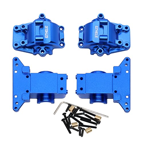GTHELE Aluminum Front Rear Differential Housing Bulkhead for 118 Traxxas LaTrax Teton Desert Prerunner Rally SST Replacement Parts 7530 Dark Blue - Image 1