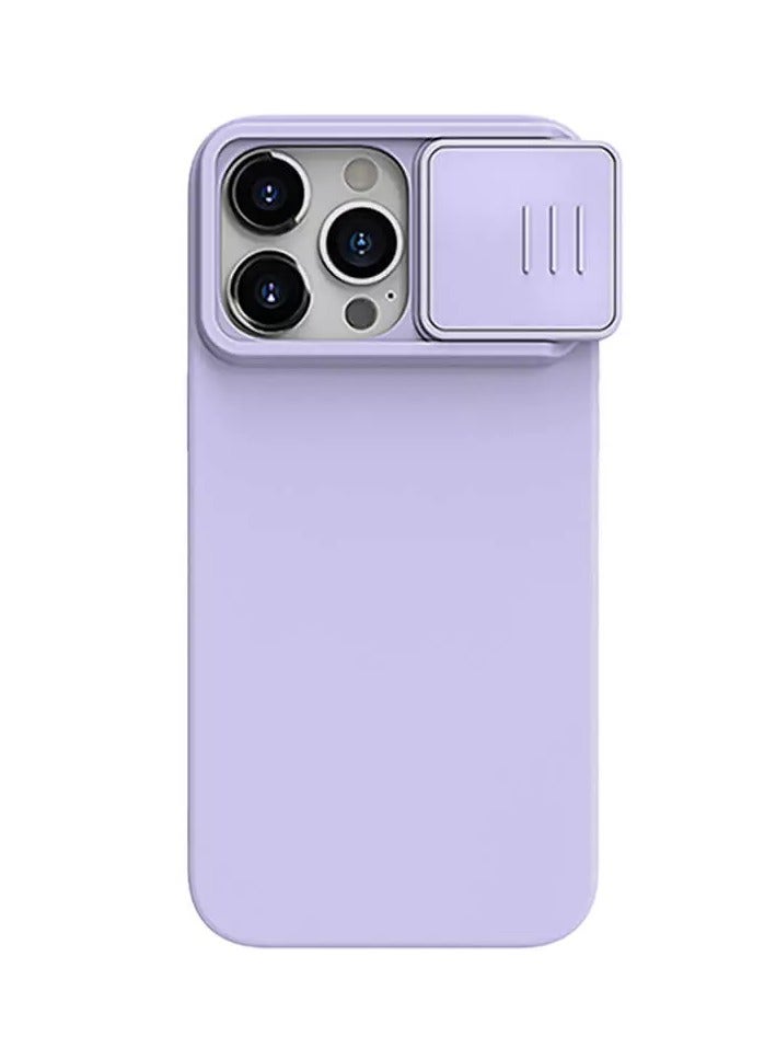 Nillkin CamShield Silky Magnetic silicon case for Apple iPhone 15 Pro 6.1 (2023)-Light Purple - Image 1
