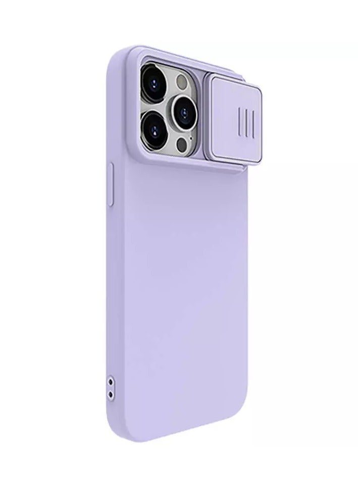 Nillkin CamShield Silky Magnetic silicon case for Apple iPhone 15 Pro 6.1 (2023)-Light Purple - Image 4