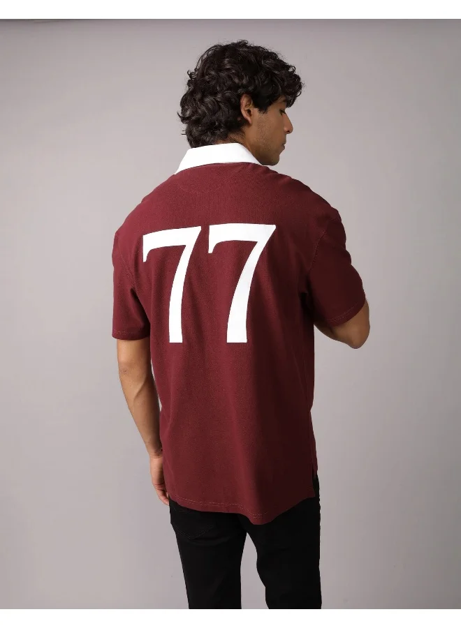 American Eagle AE Graphic Polo Shirt
