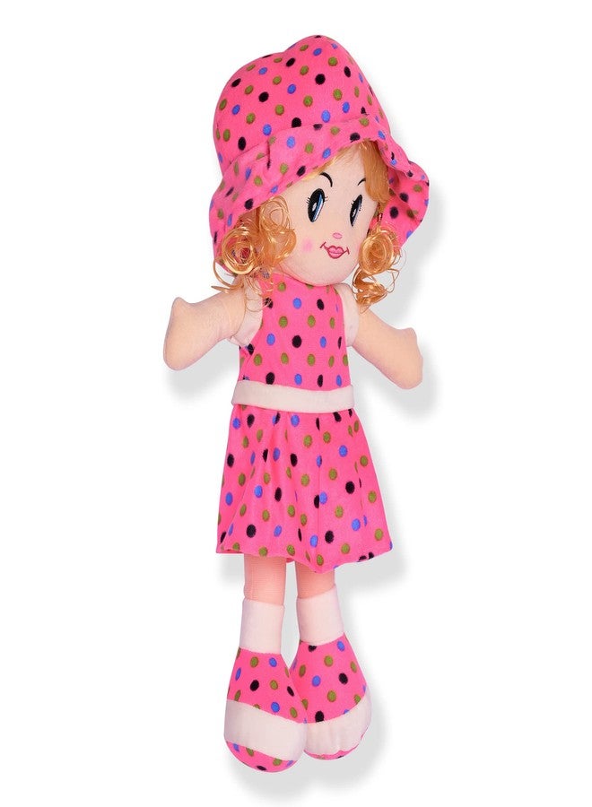 جلانس دمية غلانس الناعمة واللطيفة ذات المظهر الجميل | ألعاب محشوة جذابة | اجذب انتباهك بدمية ليتل دارلينغ (دمية وردية مجعدة الشعر، 80 سم) - Image 2