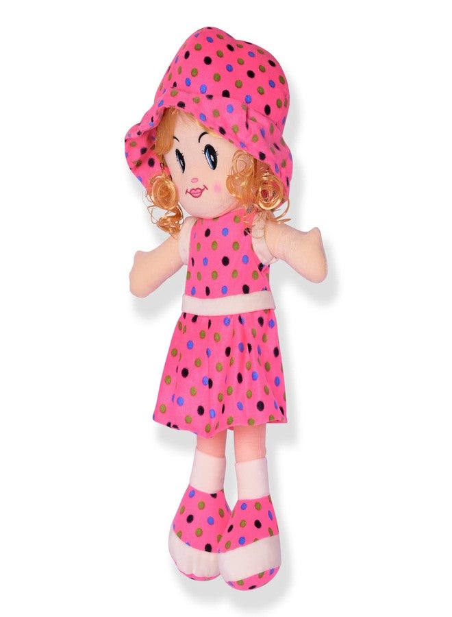 جلانس دمية غلانس الناعمة واللطيفة ذات المظهر الجميل | ألعاب محشوة جذابة | اجذب انتباهك بدمية ليتل دارلينغ (دمية وردية مجعدة الشعر، 80 سم) - Image 3