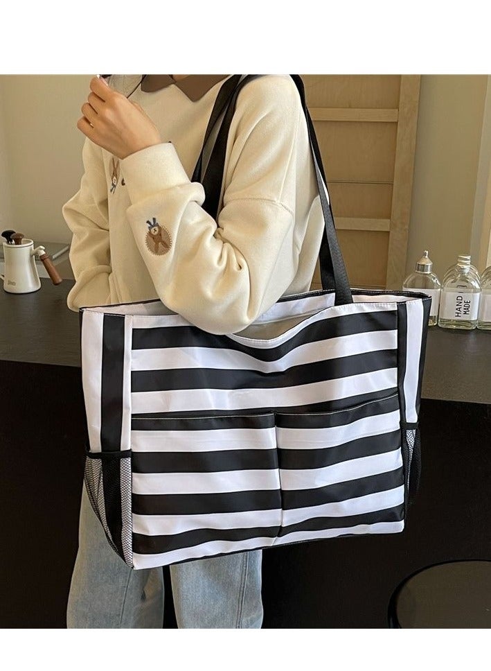 Beach Bag for Women, Waterproof Beach Tote Bag with Zipper, Bags for women, Tote Bags for Shopping - Image 3