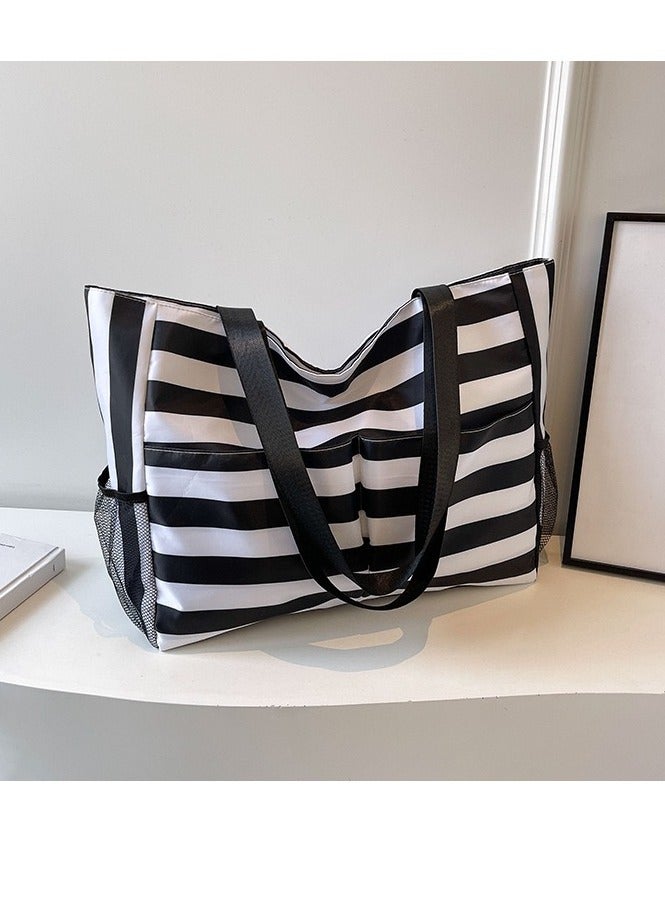 Beach Bag for Women, Waterproof Beach Tote Bag with Zipper, Bags for women, Tote Bags for Shopping - Image 2