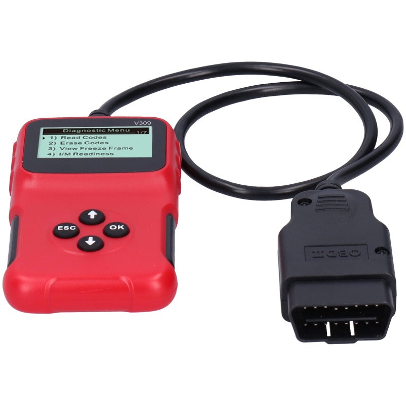 قارئ أكواد OBD2 لتشخيص الأعطال للمركبات التي تعمل بالديزل والبنزين - أداة إزالة أكواد أعطال محرك السيارة بتقنية التوصيل والتشغيل مع دعم 9 بروتوكولات تقليدية - Image 5