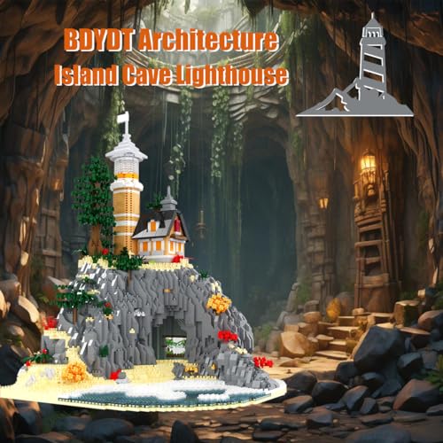 BDYDT Architecture Island Cave Lighthouse Micro Building Blocks Sets5686PCS Building Block Model Gifts and Unique Collectibles Suitable for Children and Adult Creative Enthusiasts - Image 5