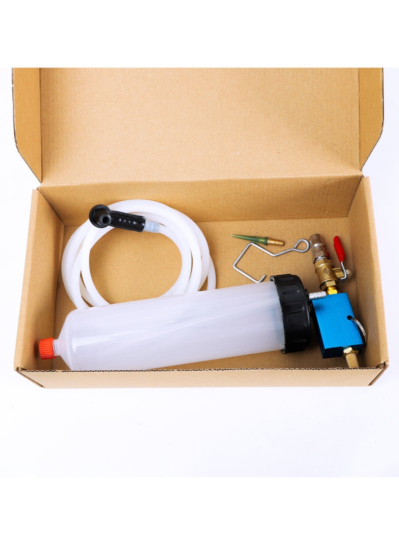 Auto Brake Fluid Extractor, Brake and Clutch Fluid Drained Bleeder Tool, Power Steering Oil Change Replacement Tool with 300ML Bottle Hose - Image 2
