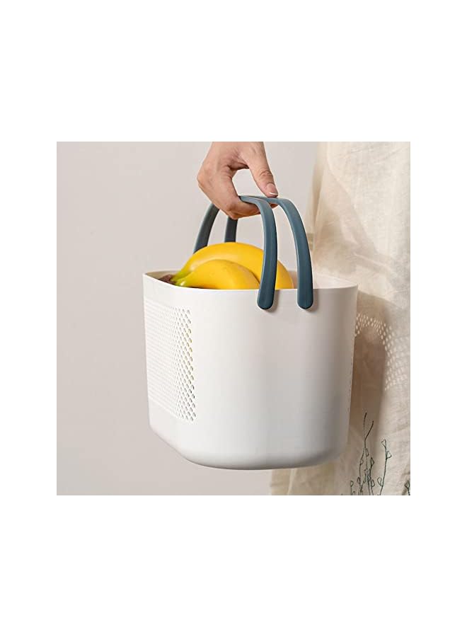 U-HOOME 4 Pack Portable Shower Caddy Tote,Plastic Storage Caddy Basket with Handle for Bathroom, Garden, Cleaning Supplies,Shower Caddy Shelf Organizers Basket for Holding Soap, Shampoo, Cosmetics - Image 5