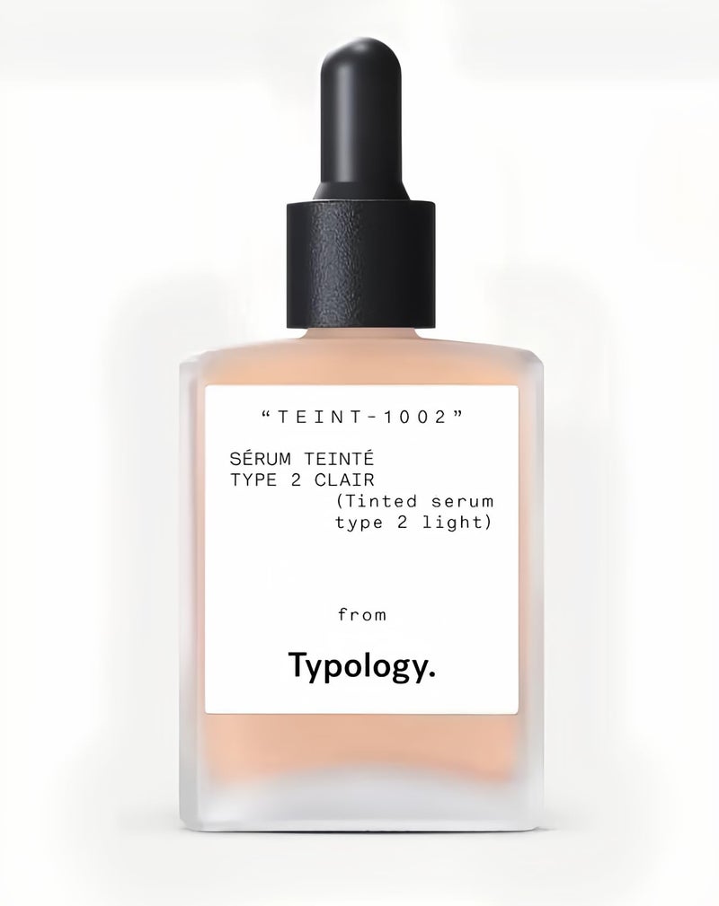 Typology سيروم ملون من تايبولوجي مع فيتامين C، سكوالان و ألوة فيرا - النوع 2 / فاتح - Image 1