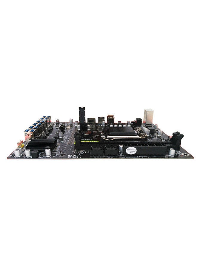 Generic - BTC-B250C Motherboard with 2 DDR4 Memory Slots 12 USB3.0 to PCI-E 16X Slots Support LGA1151 Series 6th/7th Generation CPU - Image 1