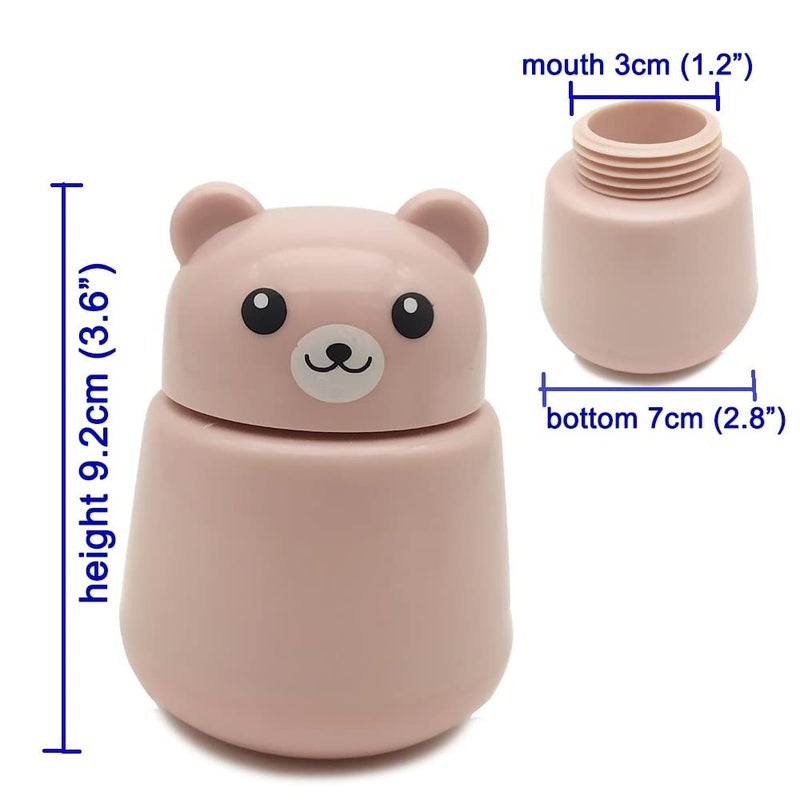 CoaGu 2-Pack Bear Pill Crushers - BPA-Free Dual Grinders, FDA-Compliant Fine Powder, Nursing Home & Travel Essentials - Image 2