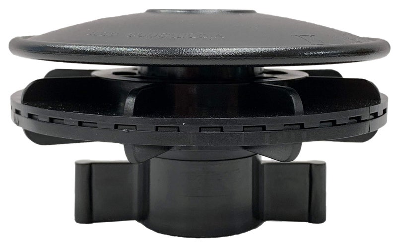 Vico Marine - Boat Vent II - Black - 4.5" W x 4.5" D x 2.5" - Quick and Easy Installation - Image 1
