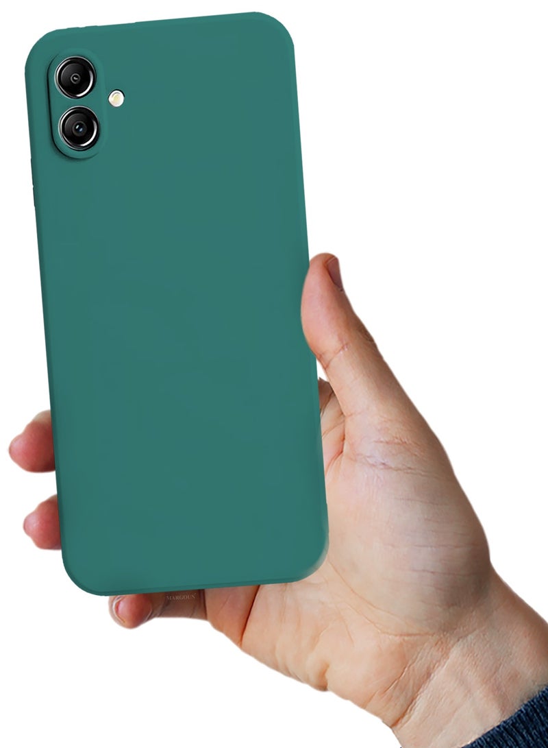 CATANES Liquid Silicone Case for Samsung Galaxy A05 Protective Phone Case with Soft Anti-Scratch Microfiber Lining Utra Slim Drop Protection Phone Cover - Green - Image 5