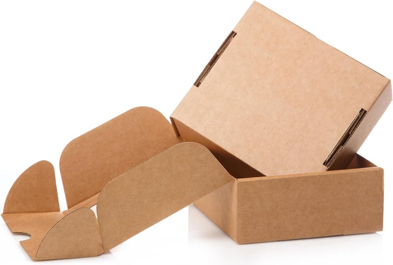 ايست من نون Pack of 10 Corrugated 3ply Cardboard Moving Boxes, Size- 14L x 11W x 6H cm. Multi-Use Brown Boxes for Packaging, Shipping, Storage and Organizing - Image 5