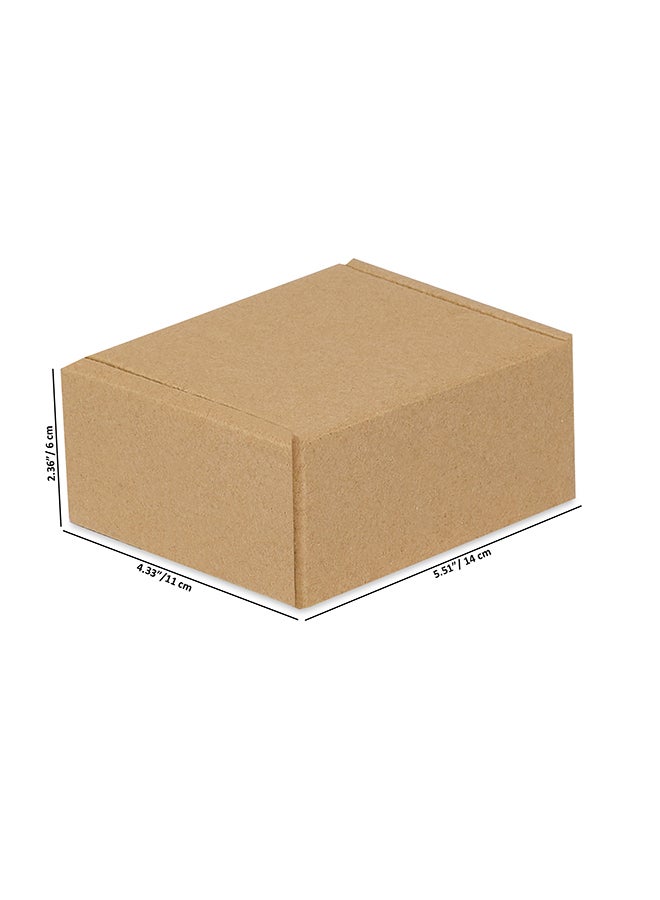ايست من نون Pack of 10 Corrugated 3ply Cardboard Moving Boxes, Size- 14L x 11W x 6H cm. Multi-Use Brown Boxes for Packaging, Shipping, Storage and Organizing - Image 4