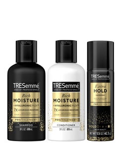 TRESemme Hair Care Travel Set – Rich Moisture Shampoo & Conditioner + Extra Hold Hairspray (3 Piece Set) - pzsku/Z0037761093B26CF233A4Z/45/_/1739535413/6915d9f1-bb0c-493f-ac10-1f2555ab4218