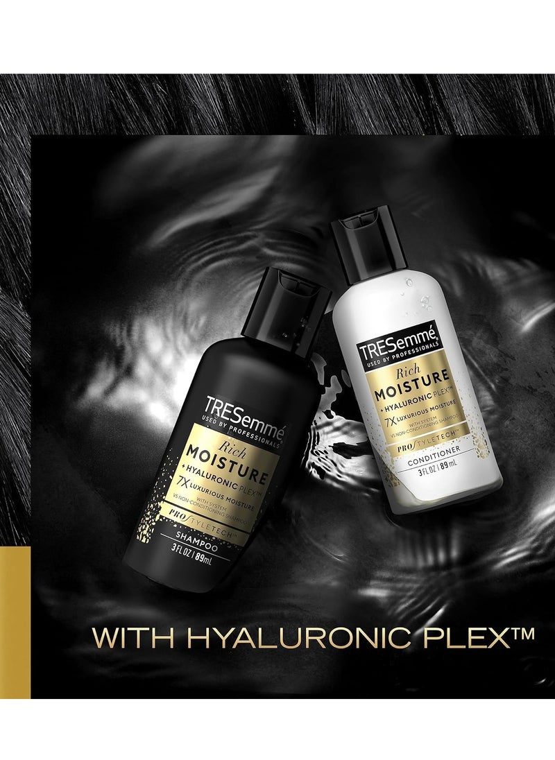 TRESemmé TRESemme Hair Care Travel Set – Rich Moisture Shampoo & Conditioner + Extra Hold Hairspray (3 Piece Set)  - Image 2