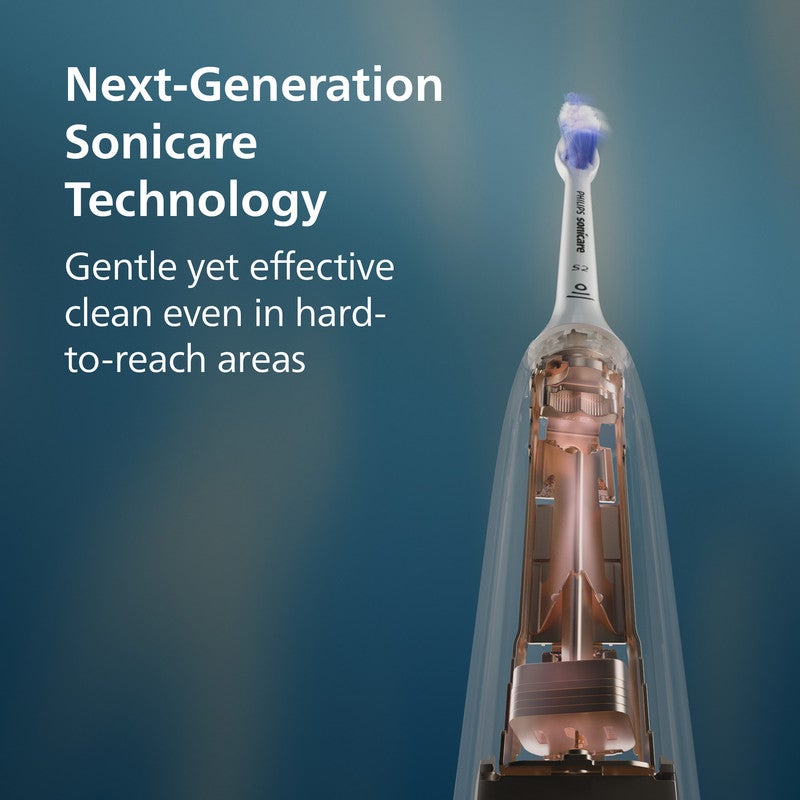 PHILIPS SONICARE 5300 Series Electric Toothbrush - Next-Generation Sonicare Technology, Pressure Sensor, 2 Intensity Settings, SmarTimer, BrushPacer,  21-day Runtime, White, Model HX7108/05, UAE Certified - Image 3