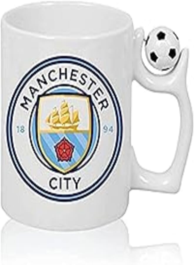 OR manchster city design printed football mug