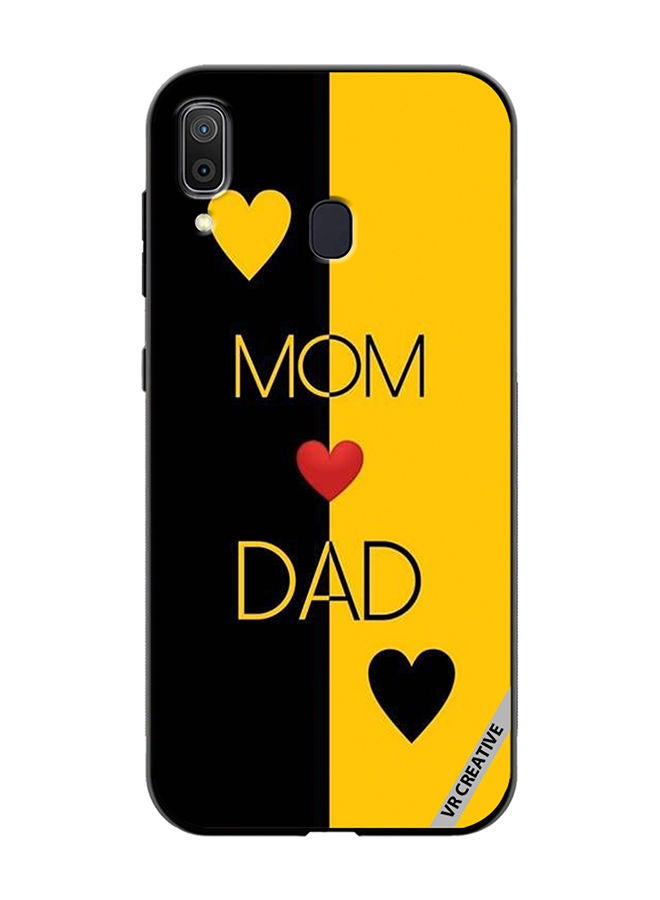 VR CREATIVE Protective Case Cover For Samsung Galaxy A30 Mom Love Dad Design Multicolour - Image 1
