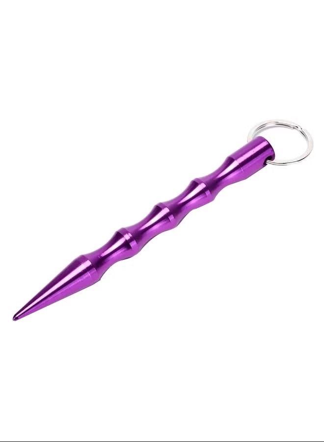 Self Defense Pendant Stick Keychain Purple 