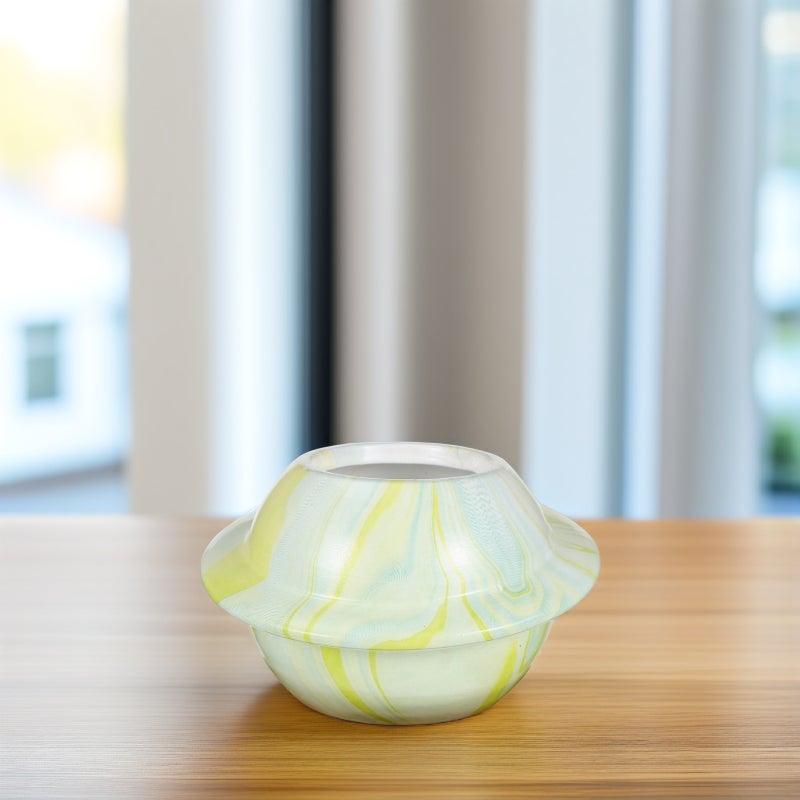 1 Set Ceramic Plant Pot with Tray Planet Shape Plant Container Home Office Decoration - Image 4