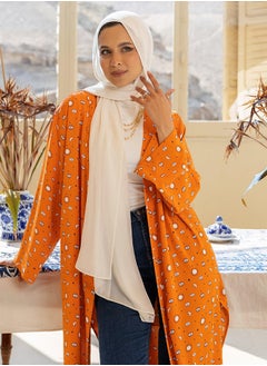 Clue Printed Long Sleeves Kimono  - Image 2