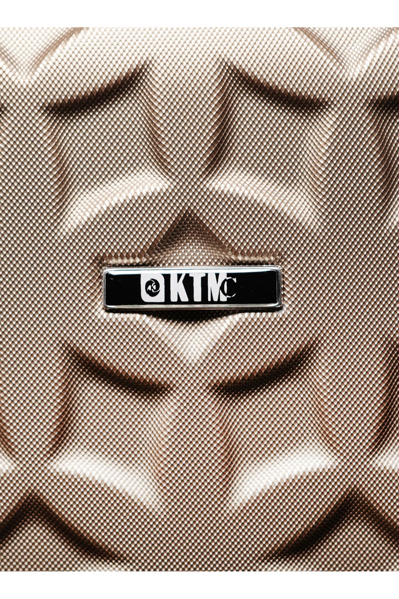 KTMC ABS Luggage 24 inches Checked Suitcases, KTMC-9191 Champagne - Image 4