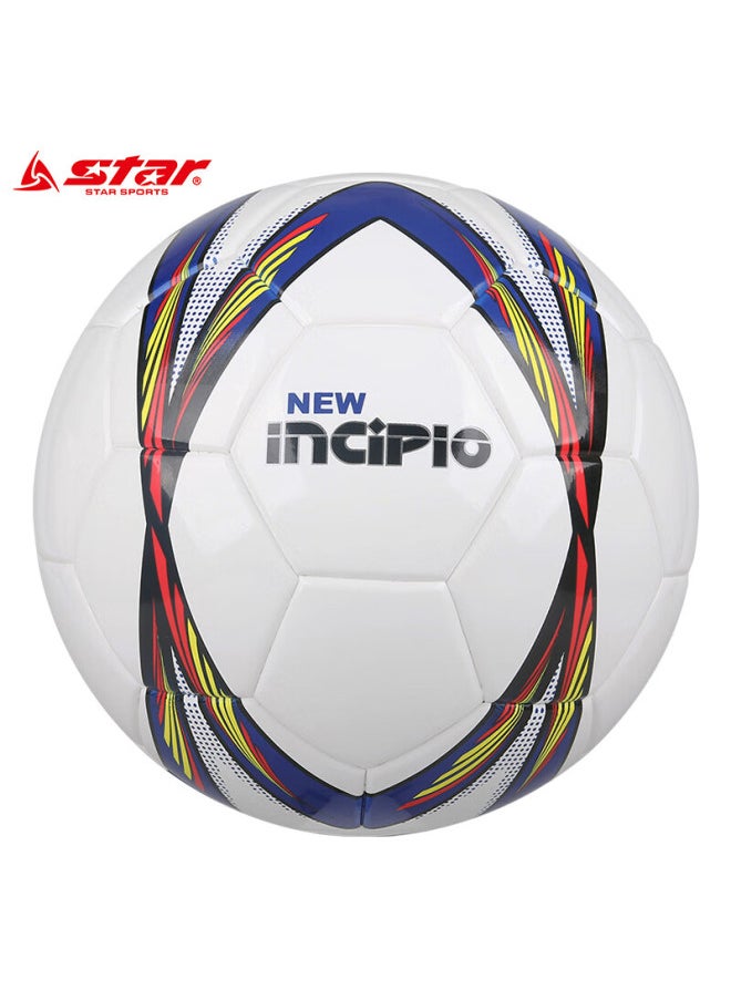 Star Soccer Ball, Size 5, Youth Soft Leather, Heat-molded, Training Standard Ball, Sb6445c-07