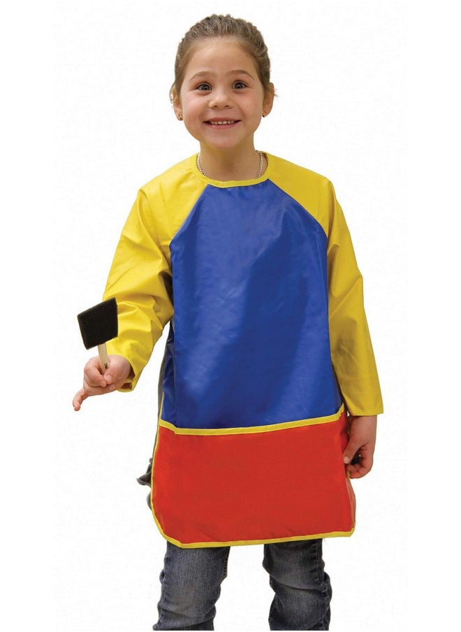 Creativity Street - Chenille Kraft Long Sleeve Smock Vinyl - Image 1