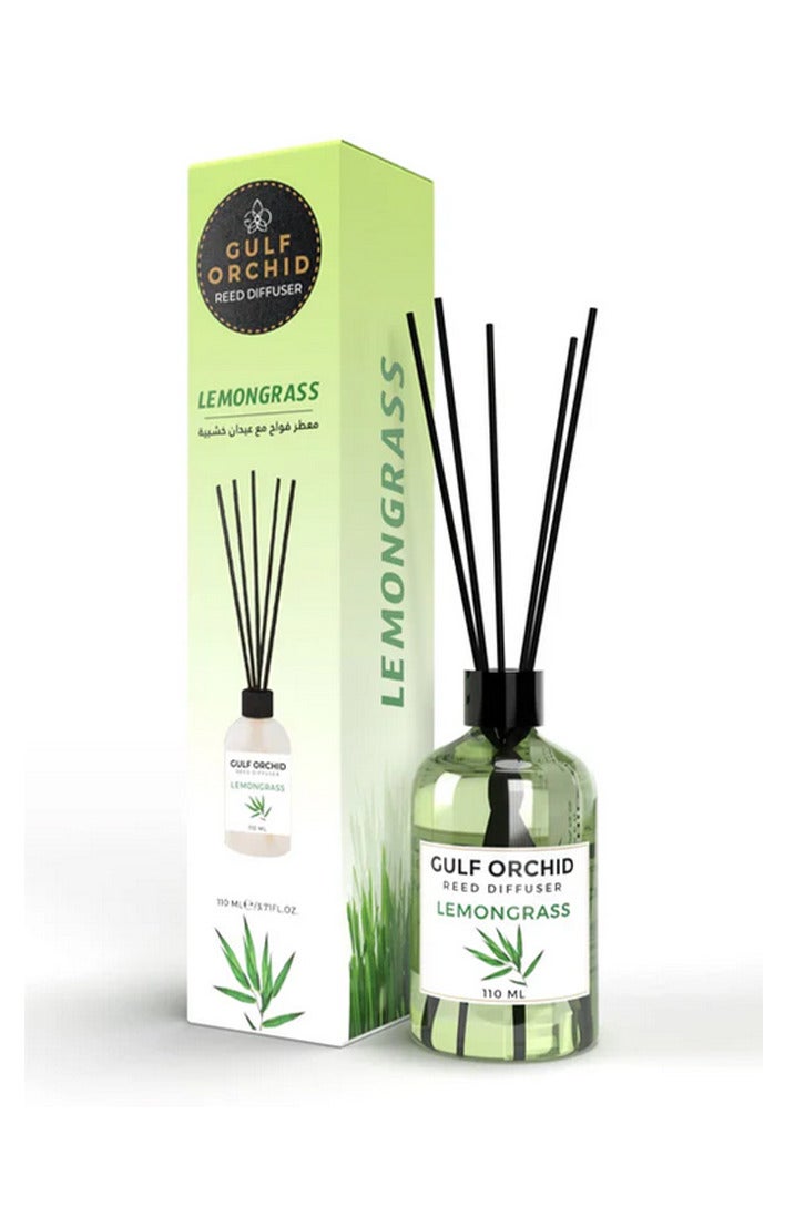 Gulf Orchid Diffuser, 110 ml - Lemongrass - Image 1