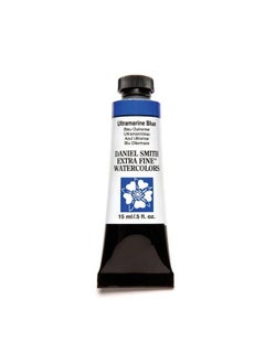 Daniel Smith Extra Fine Watercolor 15Ml Paint Tube Ultramarine Blue (284600106) 0.5 Fl Oz (Pack Of 1)  - Image 1