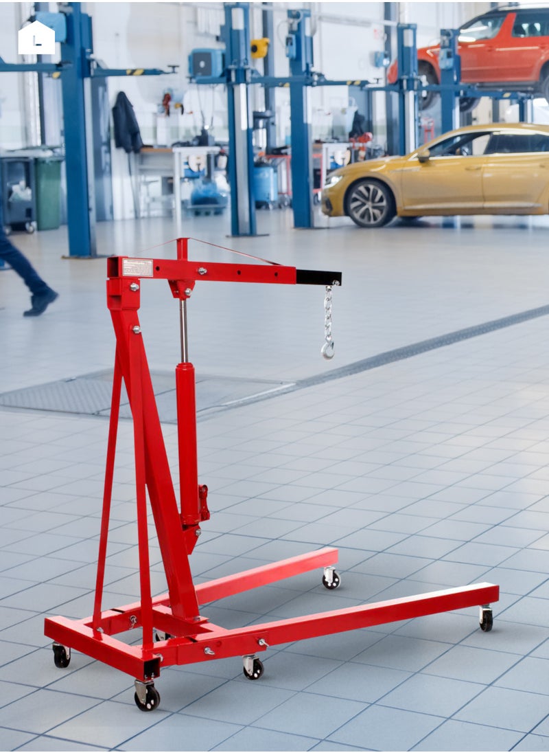 BMB tools - Engine Stand 2 Ton |Vehicle Lifts|Engine Hoists & Stands|Steel Rotating Engine Stand|Motor Stand|Jack Engine Hoist With Hook - Image 1
